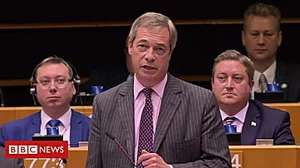 Outbrain Ad Example 32285 - Nigel Farage's Last Words To The European Parliament