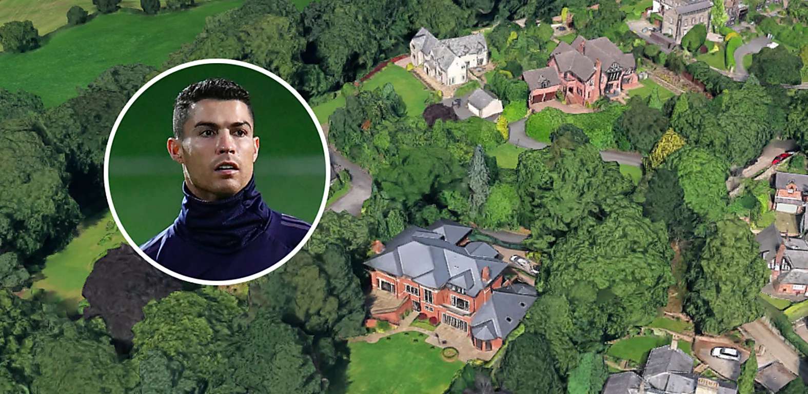 Outbrain Ad Example 55998 - Cristiano Ronaldo Selling Former Manchester Mansion For £3.25M