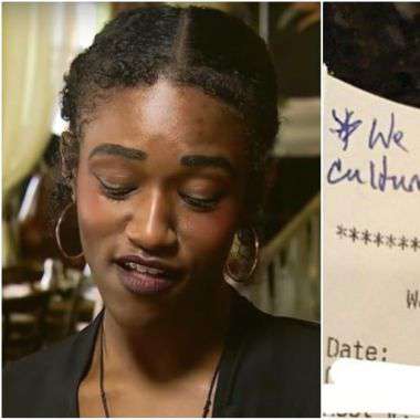 Yahoo Gemini Ad Example 56118 - Waitress Left Stunned By The Note On The Check