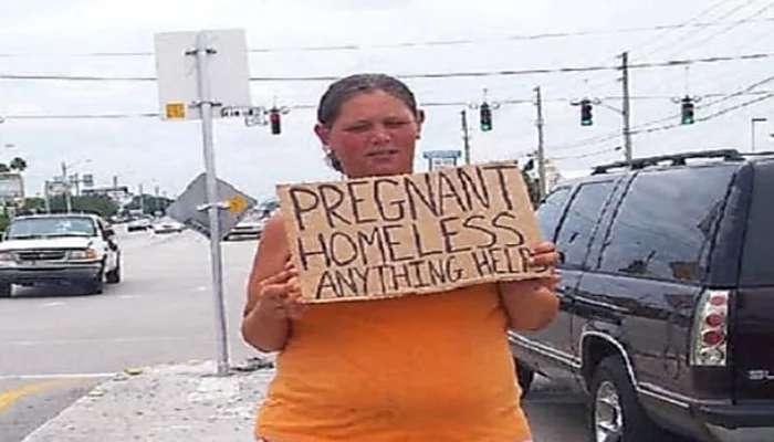 Outbrain Ad Example 45697 - [Photos] Pregnant Begger Was Asking For Help, But Then One Woman Followed Her
