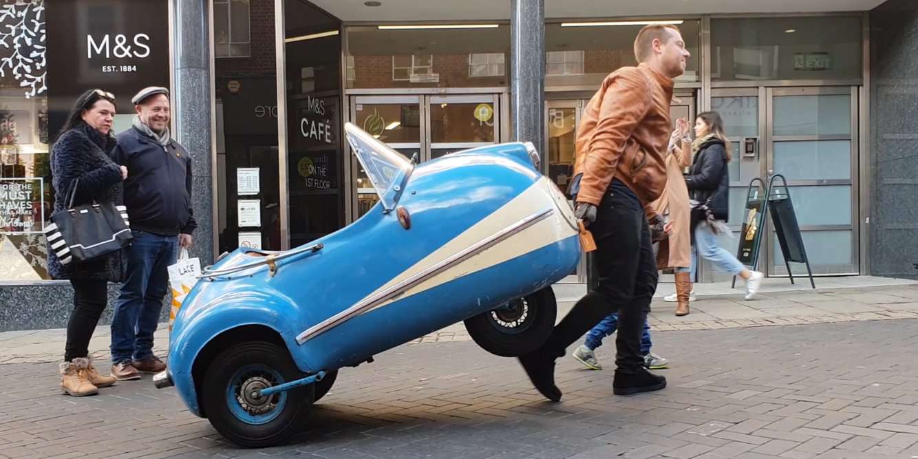 Taboola Ad Example 63643 - Only 5 Of These Brütsch Mopetta Microcars Exist And This Man Owns 2 Of Them