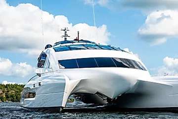 Outbrain Ad Example 43987 - Porsche-Designed Superyacht, Royal Falcon One, Hits The Market