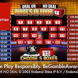 Outbrain Ad Example 57042 - Play Deal Or No Deal: What’s In Your Box Slot. Which 5 Boxes Will You Choose?
