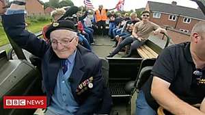 Outbrain Ad Example 57786 - D-Day Veteran Gets Surprise Ride In WW2 'Duck'