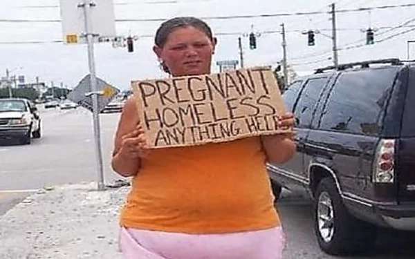 Outbrain Ad Example 47477 - [Pics] Pregnant Beggar Was Asking For Help, But Then One Woman Followed Her