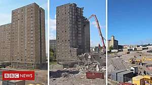 Outbrain Ad Example 41511 - Watch Time-lapse Of Flats' Demolition