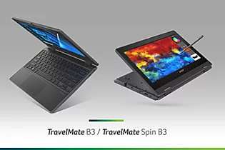 Outbrain Ad Example 31737 - Acer Announces The Convertible TravelMate Spin B3 And Clamshell TravelMate B3!