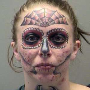 Zergnet Ad Example 49687 - Alyssa Zebrasky Shows Off Face Tattoo In Yet Another Mugshot