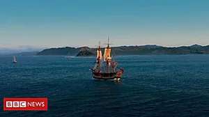 Outbrain Ad Example 42132 - HMS Endeavour Replica Sails Into New Zealand