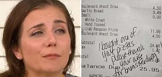Outbrain Ad Example 30863 - [Pics] Waitress Slips Married Man A Note, Wife Later Learned What It Said