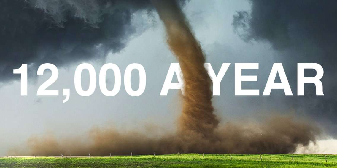 Taboola Ad Example 50480 - The US Has 1,200 Tornadoes Each Year. That's 4 Times As Many As The Rest Of The World Combined.