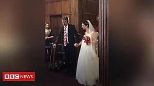 Outbrain Ad Example 39736 - Dad Uses Exoskeleton To Walk At Daughter's Wedding