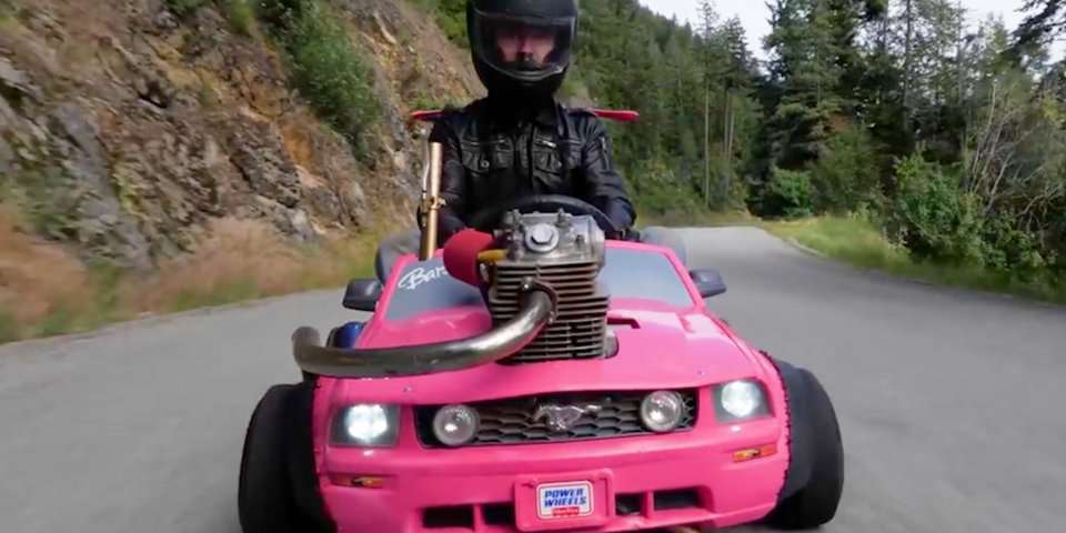 Taboola Ad Example 60467 - Watch What Happens When You Put A 240cc Honda Dirt Bike Engine In A Toy Barbie Car