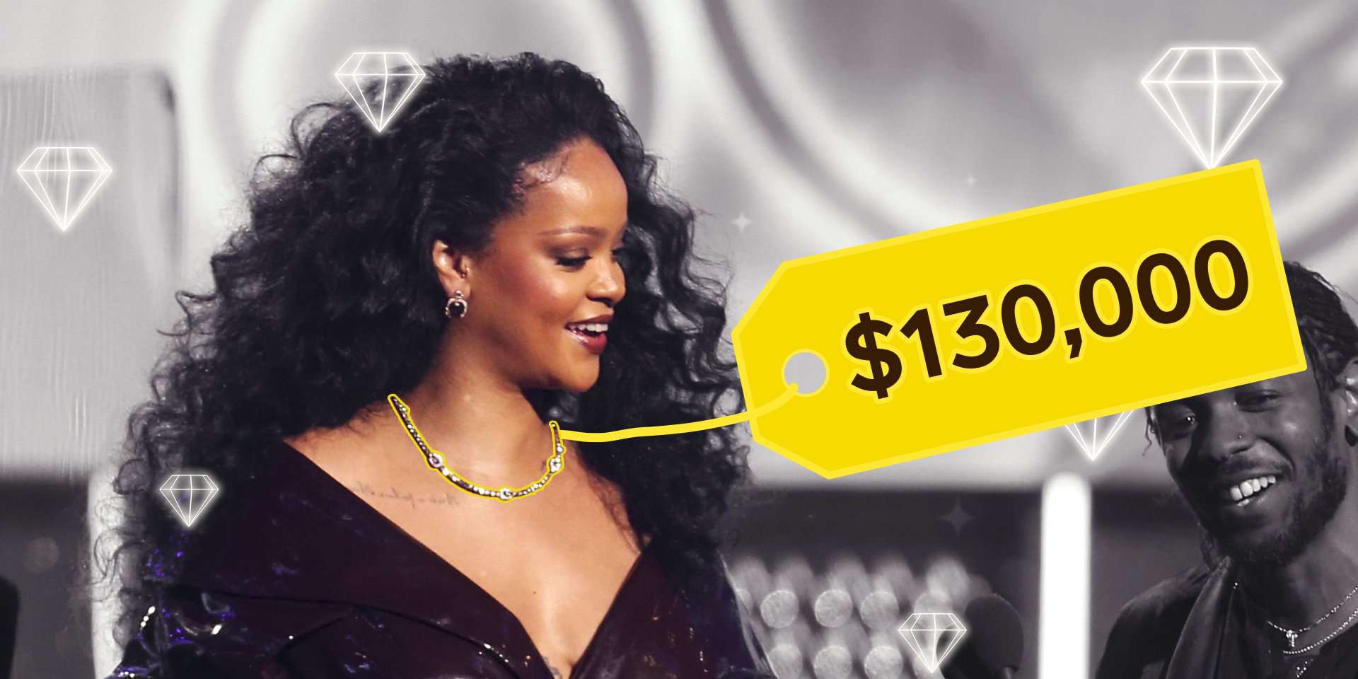 Taboola Ad Example 49500 - Here's How Chocolate Diamonds Went From Cheap Rocks To Adorning Rihanna's $130,000 Grammys Necklace