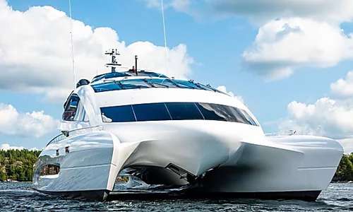 Outbrain Ad Example 44645 - Porsche-Designed Superyacht, Royal Falcon One, Hits The Market