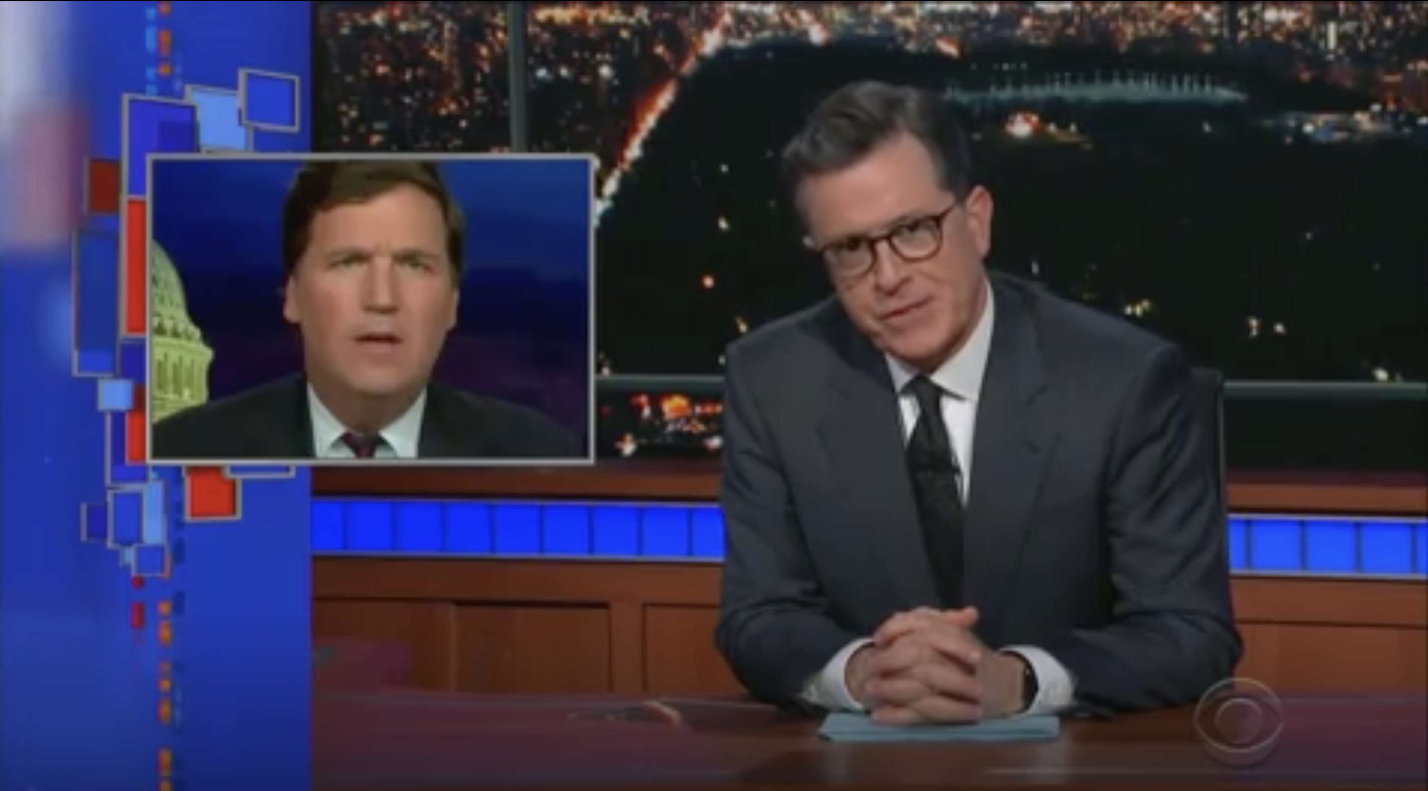 RevContent Ad Example 65657 - Stephen Colbert To Tucker Carlson: 'Please Don't Reproduce'