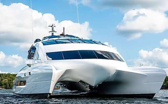 Outbrain Ad Example 43964 - Porsche-Designed Superyacht, Royal Falcon One, Hits The Market