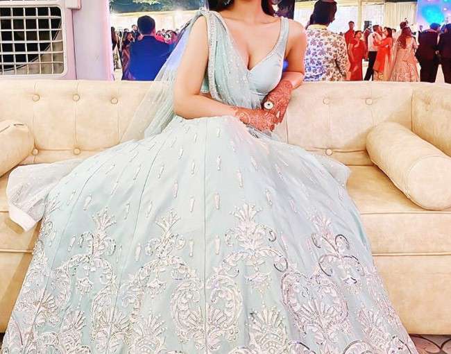 Taboola Ad Example 36137 - Nysa Devgn Stuns In A Blue Sheer Lehenga At A Family Wedding - Check Viral Photos