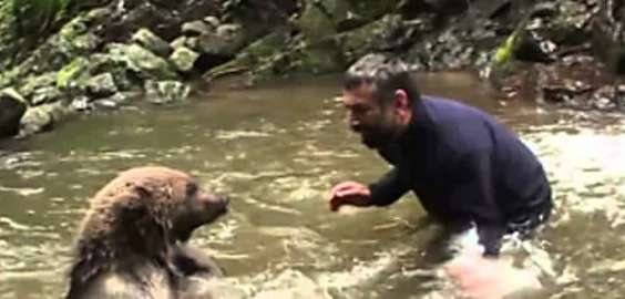 Outbrain Ad Example 56654 - [Photos] Mama Bear Does This After Man Saves Her Drowning Cubs