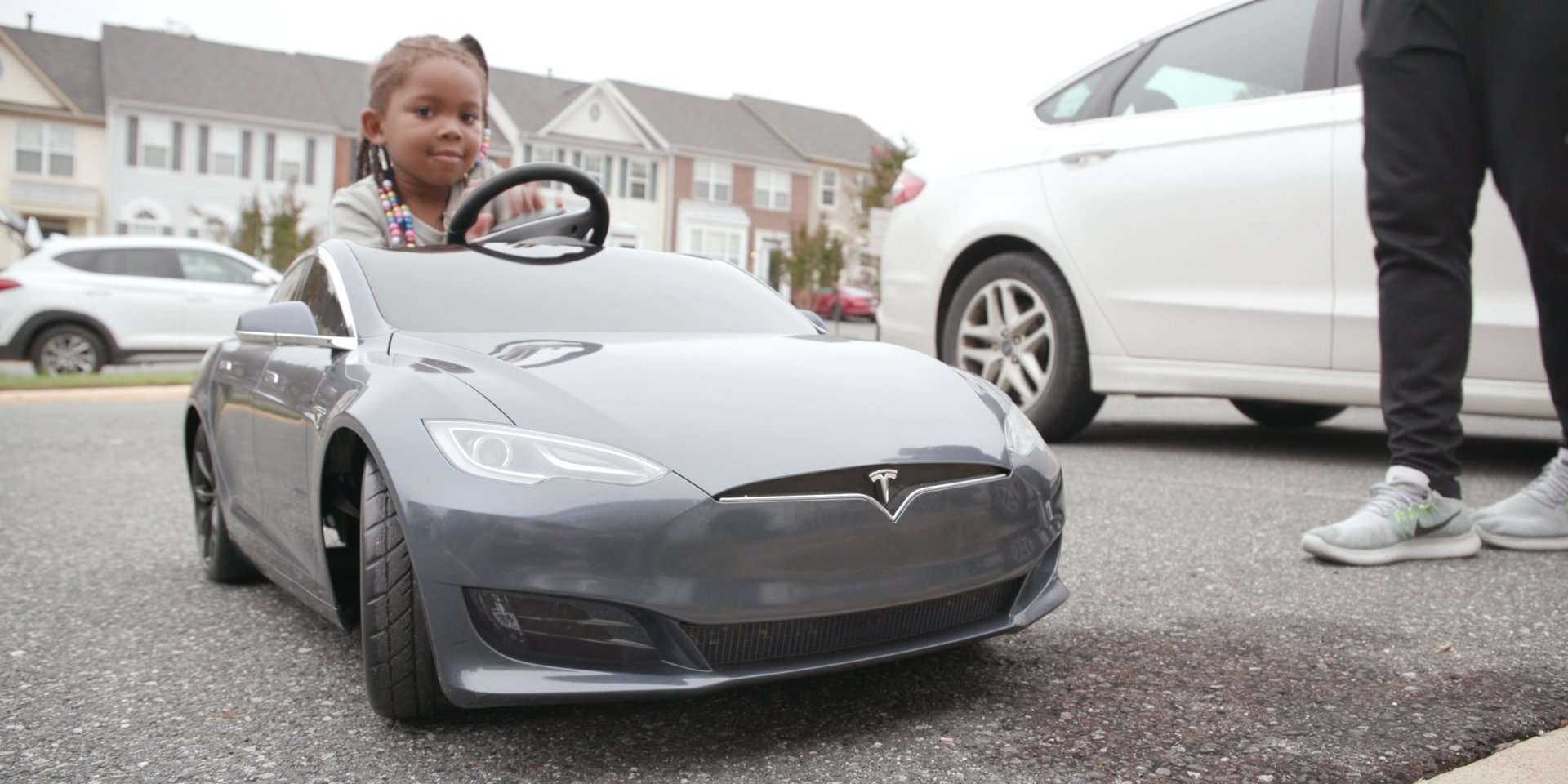 Taboola Ad Example 49715 - Tesla Has A Mini Model S For Kids That Costs $600, And This Family Bought It To Teach Their Child About Driving Electric