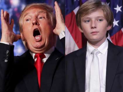 RevContent Ad Example 63036 - Donald's IQ Compared To His Son's Is Just Disturbing